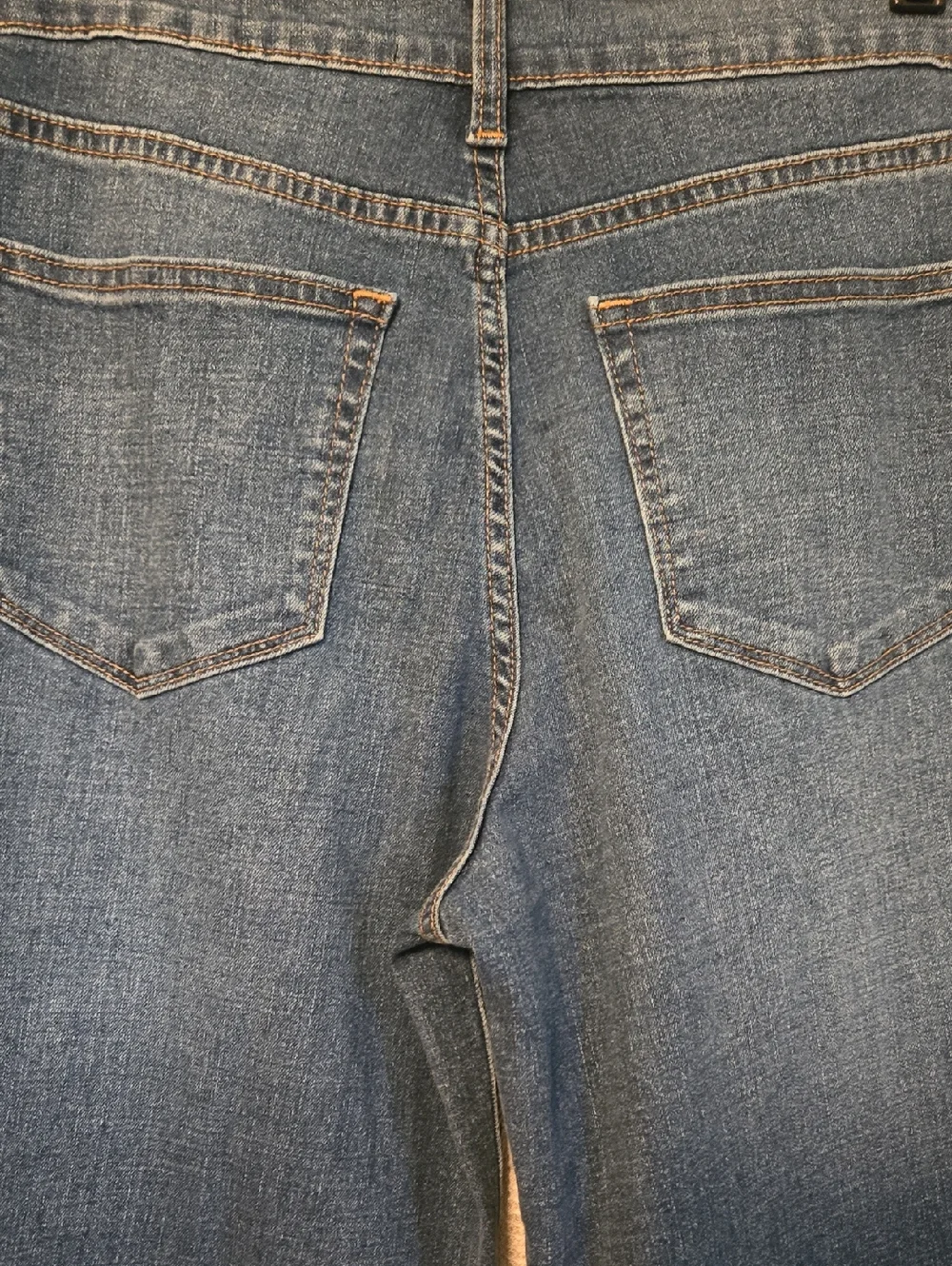 INDIGO SIX Dark Denim Cuffed Jeans wide legs NWT 29/8P - Picture 5 of 7